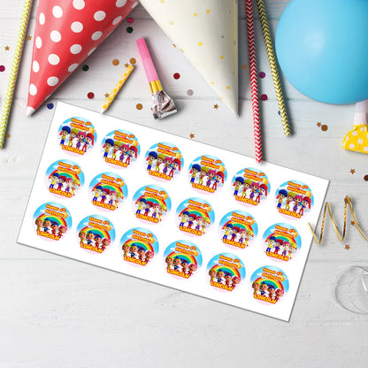 D Billions Personalized Cupcake Toppers Kids Party Decorations