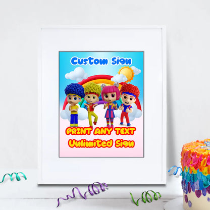 D Billions Birthday Decorations, Youtube Series Party Supplies, Toddler Birthday Themed, Dbillions Digital Template, Editable D Billions Image SVG PNG