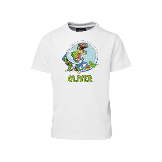 Custom dinosaur sublimation T-shirt design