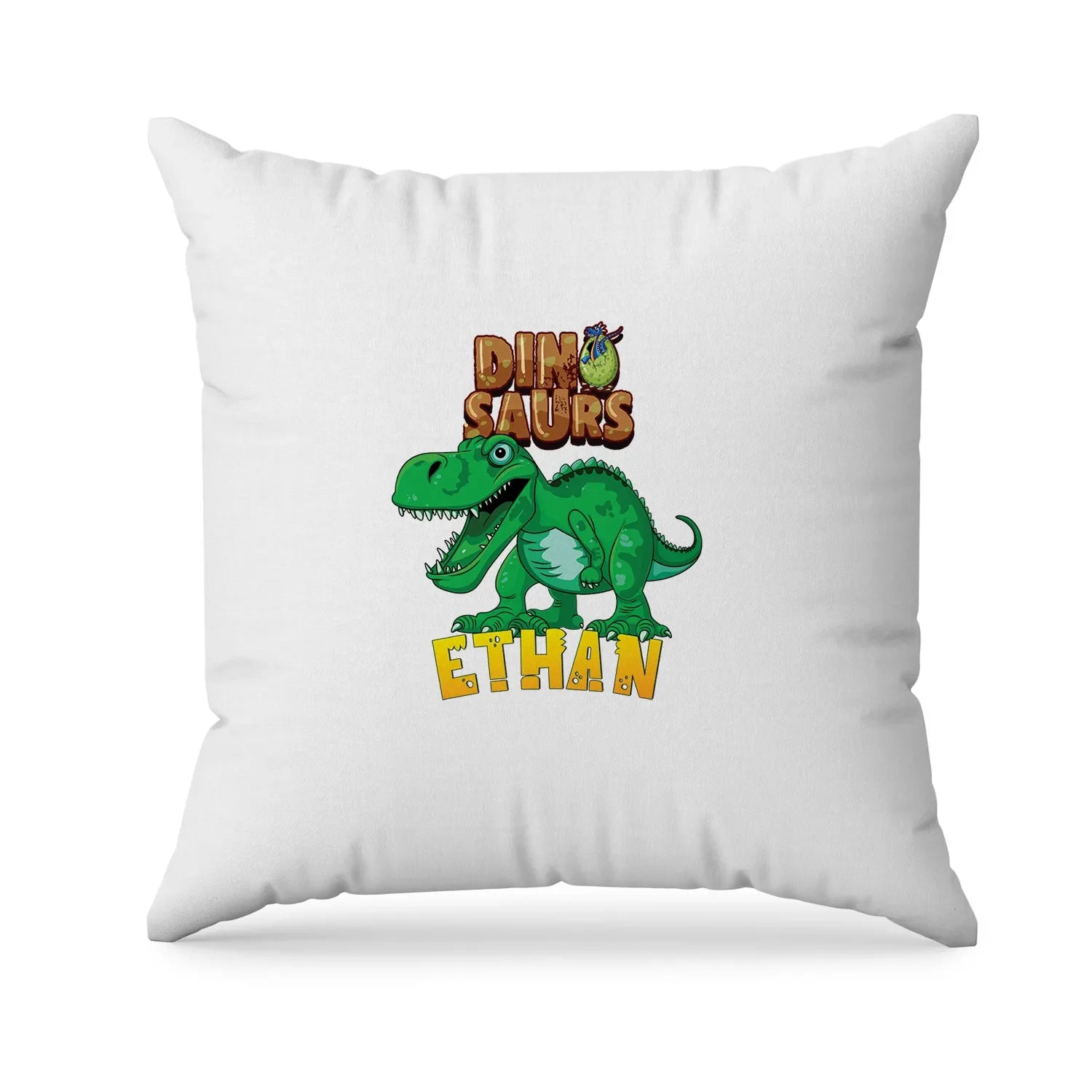 Personalized dinosaur pillowcase for sublimation printing