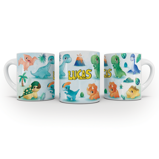 Personalized dinosaur Theme Mug - Custom dinosaur Theme Mug