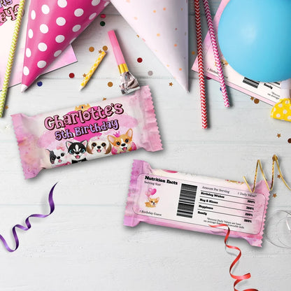 Dog Birthday Decorations, Puppy Party Supplies, Pawty Themed, Paw Digital Template, Editable Puppy & Dog Image SVG PNG