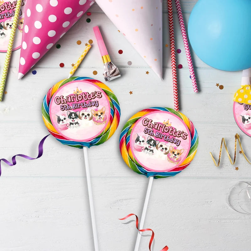 Dog Birthday Decorations, Puppy Party Supplies, Pawty Themed, Paw Digital Template, Editable Puppy & Dog Image SVG PNG