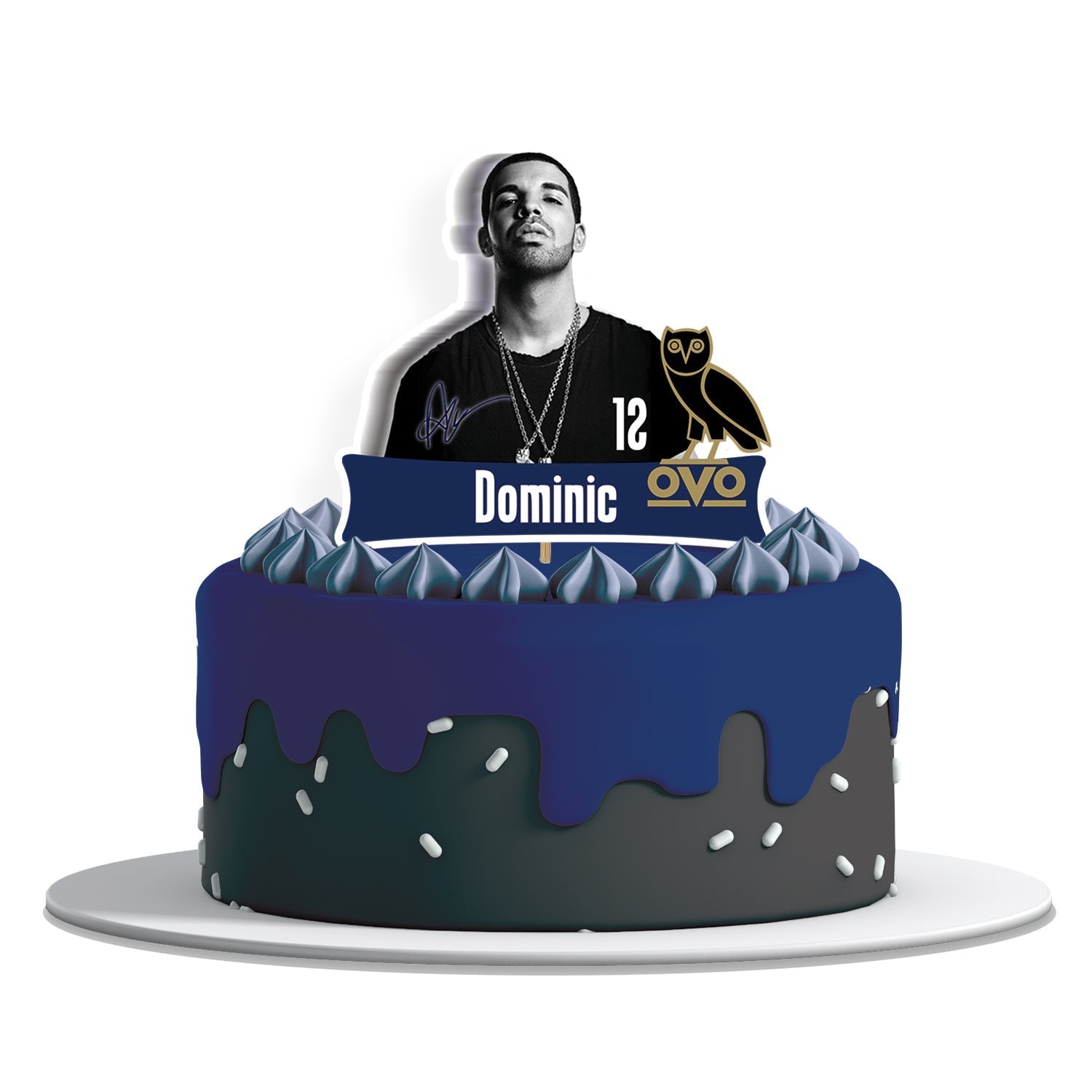 Drake Personalized Cake Toppers