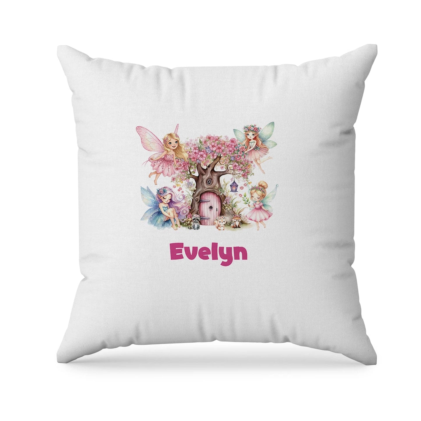 Magical Fairy Sublimation Pillowcase featuring a custom fairy-themed design