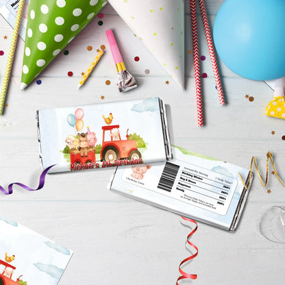 1st Birthday Birthday Decorations, Tracktor Party Supplies, Farm Animals Themed, Barn Yard Theme Digital Template, Editable Farm Animals Theme Image SVG PNG