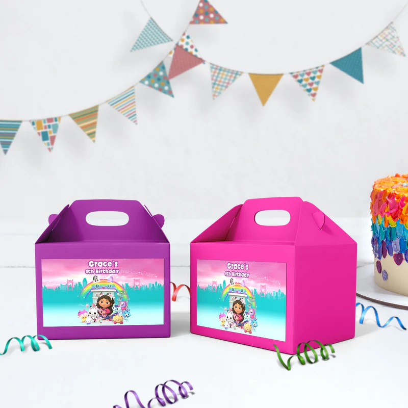 Gabby's Dollhouse Birthday Decorations, Gabby Party Supplies, Pandy Paws Themed, Gabby TV series Digital Template, Editable Gabby's Dollhouse Image SVG PNG