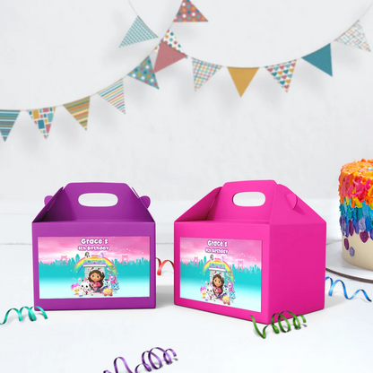 Gabby's Dollhouse Birthday Decorations, Gabby Party Supplies, Pandy Paws Themed, Gabby TV series Digital Template, Editable Gabby's Dollhouse Image SVG PNG