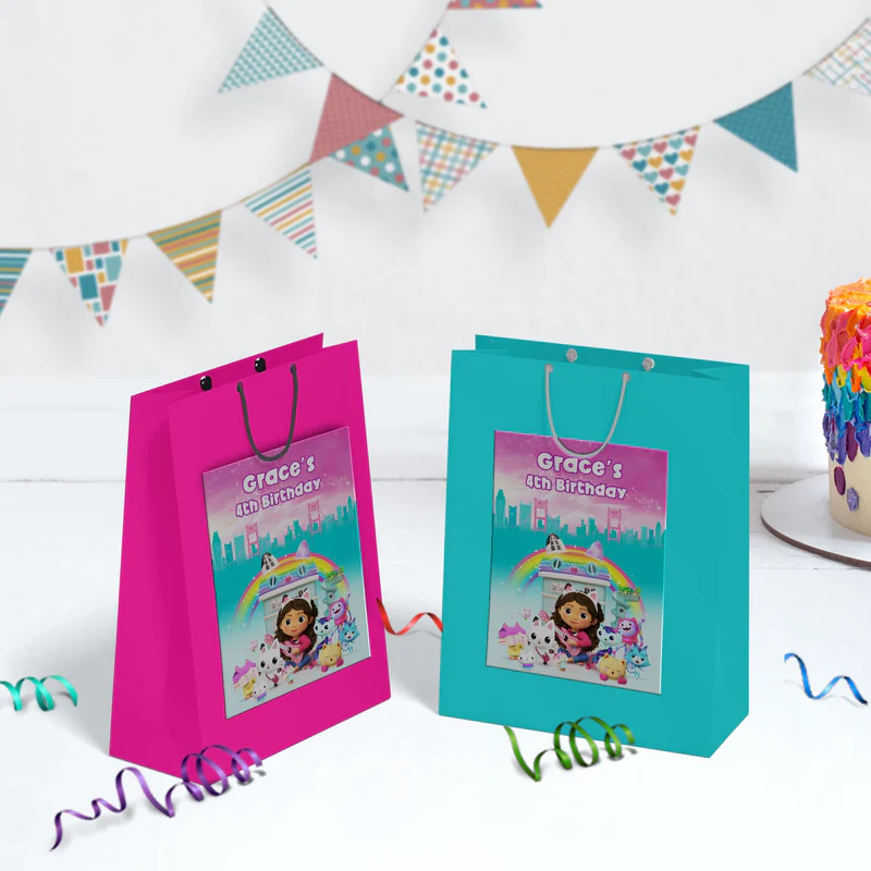 Gabby's Dollhouse Birthday Decorations, Gabby Party Supplies, Pandy Paws Themed, Gabby TV series Digital Template, Editable Gabby's Dollhouse Image SVG PNG