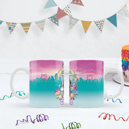 Gabby's Dollhouse Birthday Decorations, Gabby Party Supplies, Pandy Paws Themed, Gabby TV series Digital Template, Editable Gabby's Dollhouse Image SVG PNG