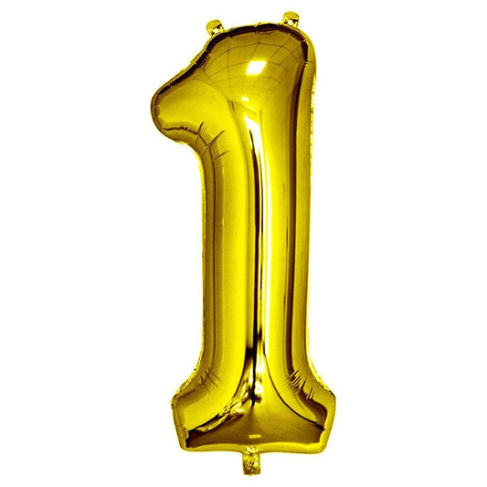 Gold Number 1 Foil Balloon