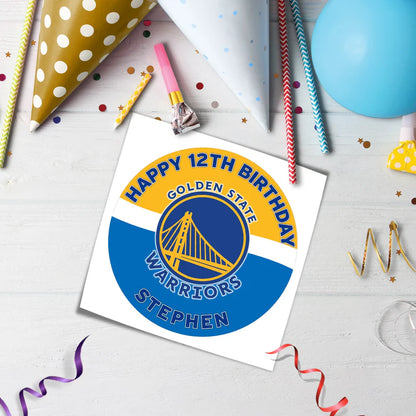 Golden State Warriors Edible Icing Sheet Cake Images Custom