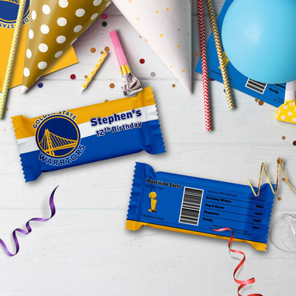 Golden State Warriors Birthday Decorations, NBA Team Party Supplies, Basketball Themed, GSW Stephen Curry Digital Template, Editable Golden State Warriors Image SVG PNG