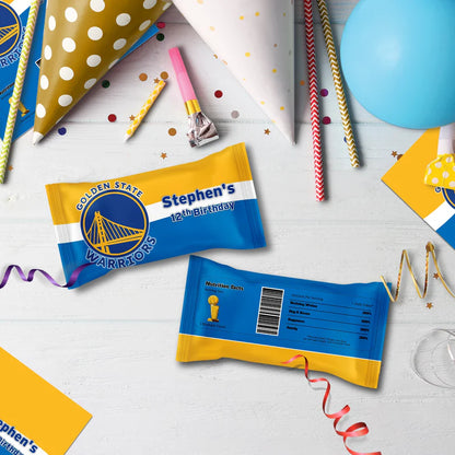 Golden State Warriors Birthday Decorations, NBA Team Party Supplies, Basketball Themed, GSW Stephen Curry Digital Template, Editable Golden State Warriors Image SVG PNG