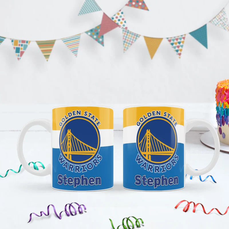 Golden State Warriors Birthday Decorations, NBA Team Party Supplies, Basketball Themed, GSW Stephen Curry Digital Template, Editable Golden State Warriors Image SVG PNG