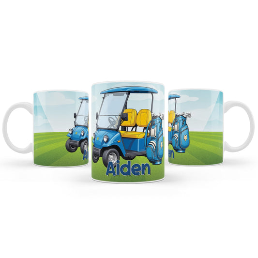 Mini Golf Sublimation Mug: Personalized mugs with sublimated mini golf designs