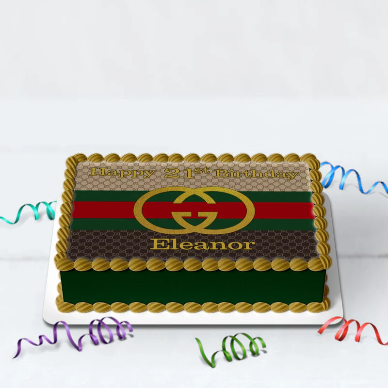 Gucci Inspired Birthday Decorations, Gucci Inspired Party Supplies, Gucci Inspired Themed, Gucci Style Inspired Digital Template, Editable Gucci Inspired Image SVG PNG