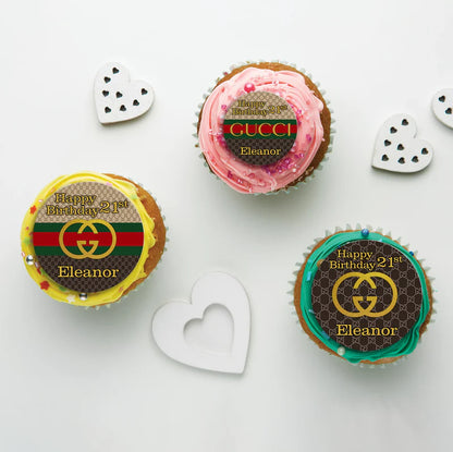 Gucci Inspired Birthday Decorations, Gucci Inspired Party Supplies, Gucci Inspired Themed, Gucci Style Inspired Digital Template, Editable Gucci Inspired Image SVG PNG