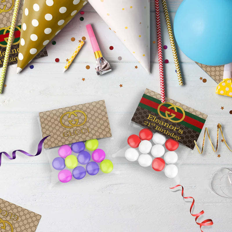 Gucci Inspired Birthday Decorations, Gucci Inspired Party Supplies, Gucci Inspired Themed, Gucci Style Inspired Digital Template, Editable Gucci Inspired Image SVG PNG