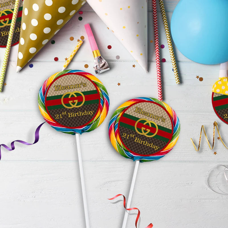 Gucci Inspired Birthday Decorations, Gucci Inspired Party Supplies, Gucci Inspired Themed, Gucci Style Inspired Digital Template, Editable Gucci Inspired Image SVG PNG
