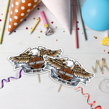 Harley Davidson Birthday Decorations, Harley Davidson Party Supplies, Harley Davidson Themed, Harley Davidson Digital Template, Harley Davidson SVG, PNG