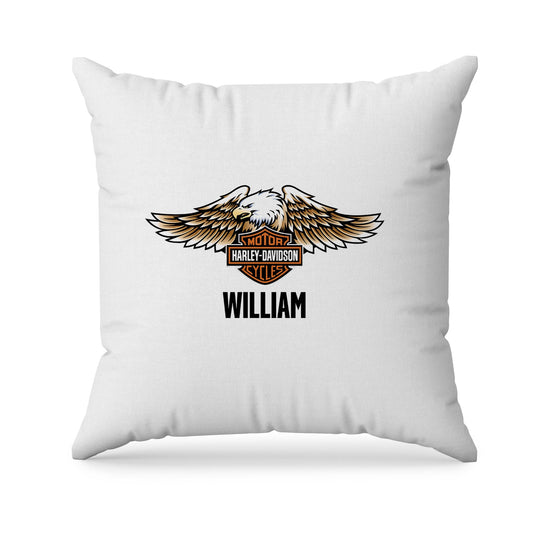 Personalized pillowcase with Harley Davidson sublimation print