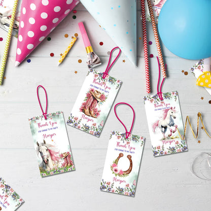 Horse Birthday Decorations, Cow girls Party Supplies, Horseshoe Themed, Horse Digital Template, Editable Horse Equestrian Image SVG PNG