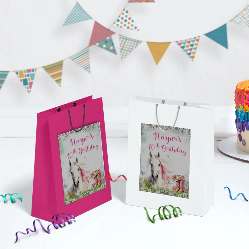 Horse Birthday Decorations, Cow girls Party Supplies, Horseshoe Themed, Horse Digital Template, Editable Horse Equestrian Image SVG PNG