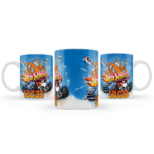 Sublimation Mug with Hot Wheels Design