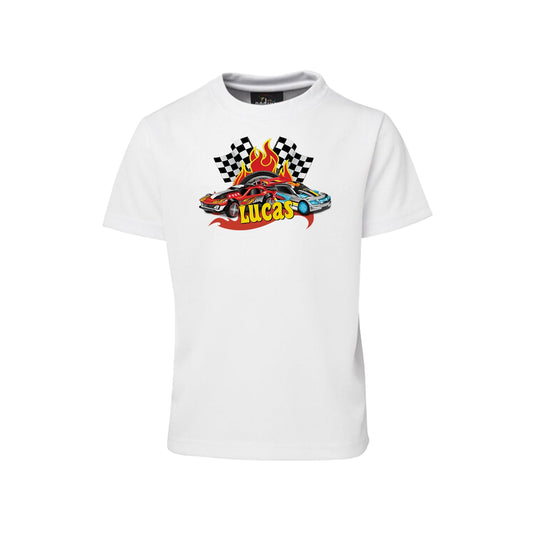 Sublimation T-Shirt with Hot Wheels Personalization
