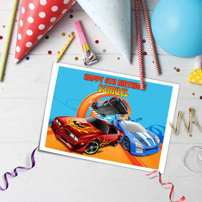 Best Hot Wheels Cars Personalized Icing Sheet Topper Images