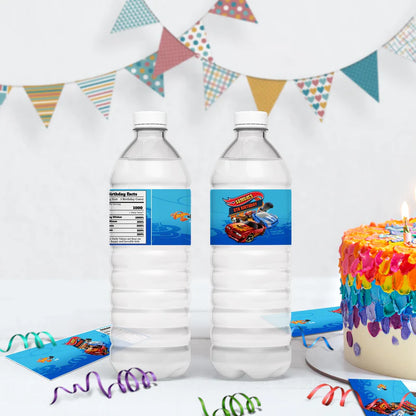 Hot Wheels Birthday Decorations, Hot Wheels Party Supplies, Cars & Tracks Set Themed, Hot Wheels Digital Template, Editable Hot Wheels Cars Image SVG PNG