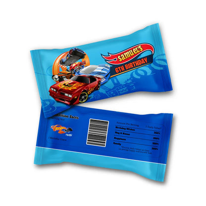 Hot Wheels Cars Skittles Label
