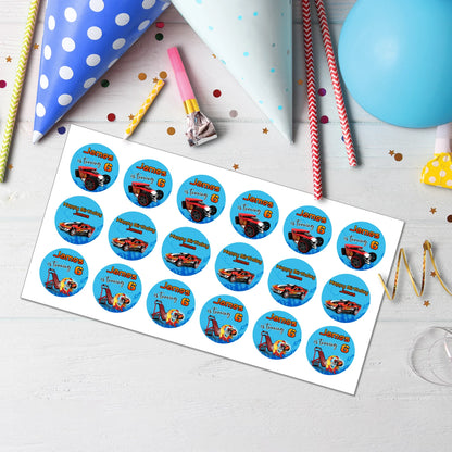 Give Your Cupcakes a Fun Twist with Our Hot Wheels Personalized Cupcakes Toppers