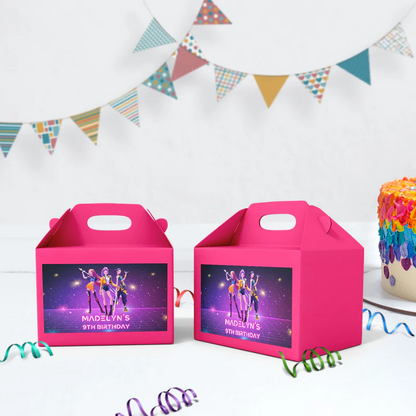 Demon Hunters Birthday Decorations, Huntrix Party Supplies, Kpop Demon Hunters Themed, Demon Hunters Digital Template, Editable Huntrix Kpop Demon Hunters Image SVG PNG