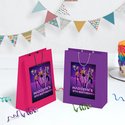 Demon Hunters Birthday Decorations, Huntrix Party Supplies, Kpop Demon Hunters Themed, Demon Hunters Digital Template, Editable Huntrix Kpop Demon Hunters Image SVG PNG