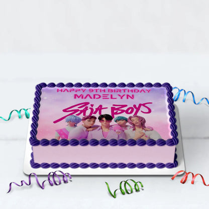 Saja Boys Birthday Decorations, Kpop Demon Hunters Party Supplies, Huntrix Themed, Huntrix Saja Boys Digital Template, Editable Huntrix vs Saja Boys Image SVG PNG