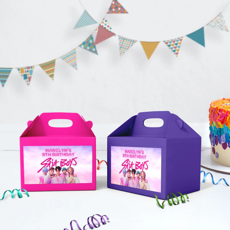 Saja Boys Birthday Decorations, Kpop Demon Hunters Party Supplies, Huntrix Themed, Huntrix Saja Boys Digital Template, Editable Huntrix vs Saja Boys Image SVG PNG