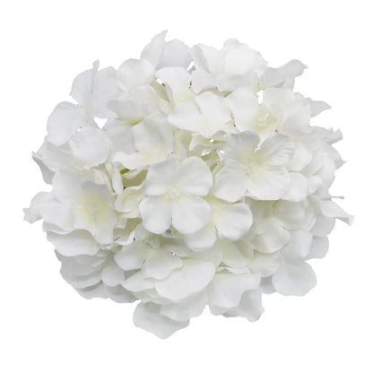Large White Hydrangea Artificial Flower Cake Topper | Flower Head Cake Decoration