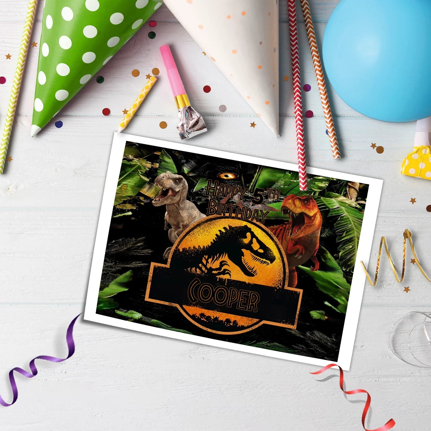 Jurassic World Personalized Edible Sheet Cake Topper - Custom Edible Sheet Cake Toppers for Jurassic World Fans