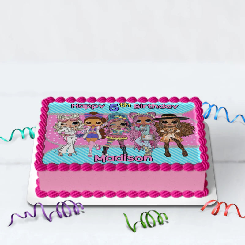 LOL Dolls Birthday Decorations, LOL Surprise Dolls Party Supplies, LOL Toys Themed, LOL Dolls Digital Template, Editable LOL Dolls Image SVG PNG