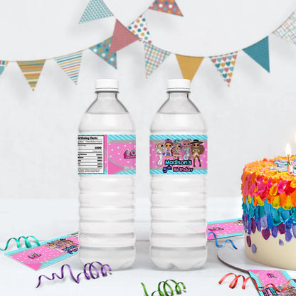 LOL Dolls Birthday Decorations, LOL Surprise Dolls Party Supplies, LOL Toys Themed, LOL Dolls Digital Template, Editable LOL Dolls Image SVG PNG