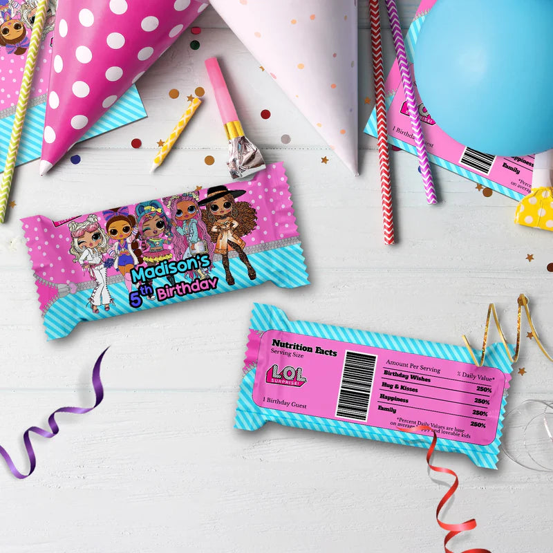 LOL Dolls Birthday Decorations, LOL Surprise Dolls Party Supplies, LOL Toys Themed, LOL Dolls Digital Template, Editable LOL Dolls Image SVG PNG