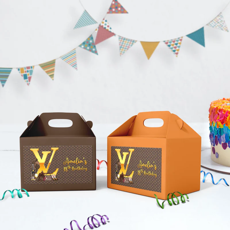 Louis Vuitton Inspired Birthday Decorations, LV Inspired Party Supplies, Louis Vuitton Inspired Themed, LV Style Inspired Digital Template, Editable Louis Vuitton Inspired Image SVG PNG