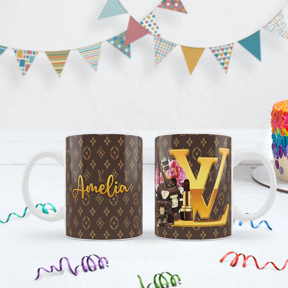 Louis Vuitton Inspired Birthday Decorations, LV Inspired Party Supplies, Louis Vuitton Inspired Themed, LV Style Inspired Digital Template, Editable Louis Vuitton Inspired Image SVG PNG
