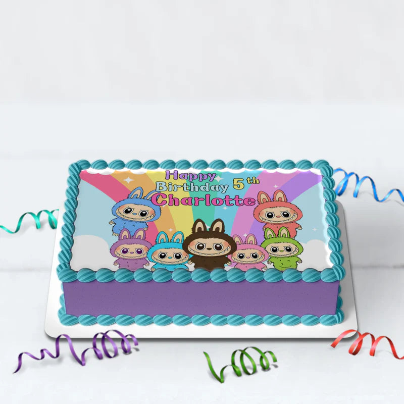 Labubu the monsters Birthday Decorations, Labubu Party Supplies, Labubu Themed, Labubu Digital Template, Editable Labubu Image SVG PNG