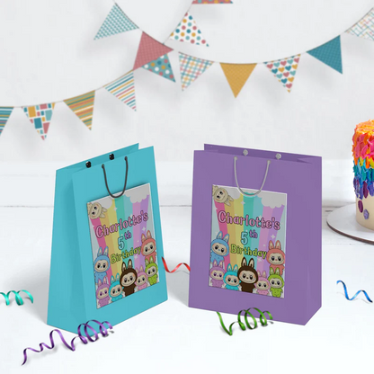 Labubu the monsters Birthday Decorations, Labubu Party Supplies, Labubu Themed, Labubu Digital Template, Editable Labubu Image SVG PNG