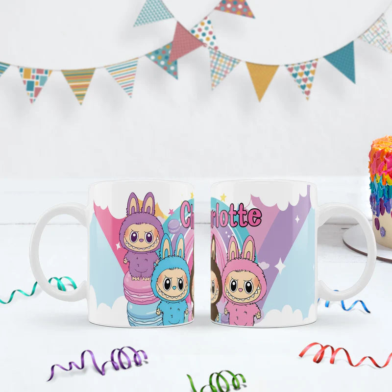 Labubu the monsters Birthday Decorations, Labubu Party Supplies, Labubu Themed, Labubu Digital Template, Editable Labubu Image SVG PNG