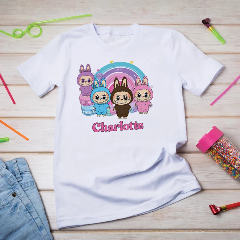 Labubu the monsters Birthday Decorations, Labubu Party Supplies, Labubu Themed, Labubu Digital Template, Editable Labubu Image SVG PNG