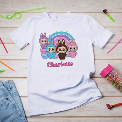 Labubu the monsters Birthday Decorations, Labubu Party Supplies, Labubu Themed, Labubu Digital Template, Editable Labubu Image SVG PNG